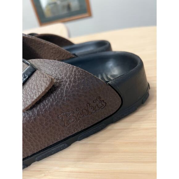 Birkenstock Arizona Brown Sandals Men's Size 40 - Picture 5 of 7